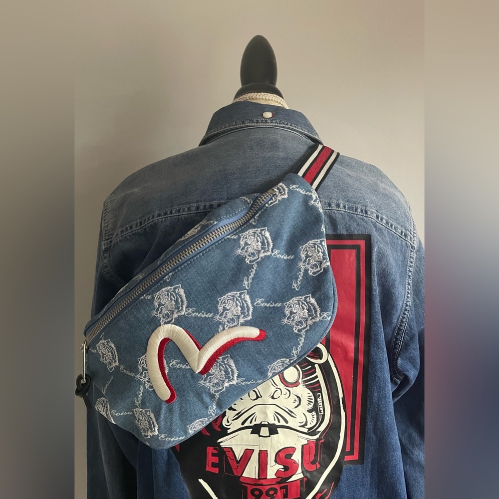 Evisu Denim belt bag